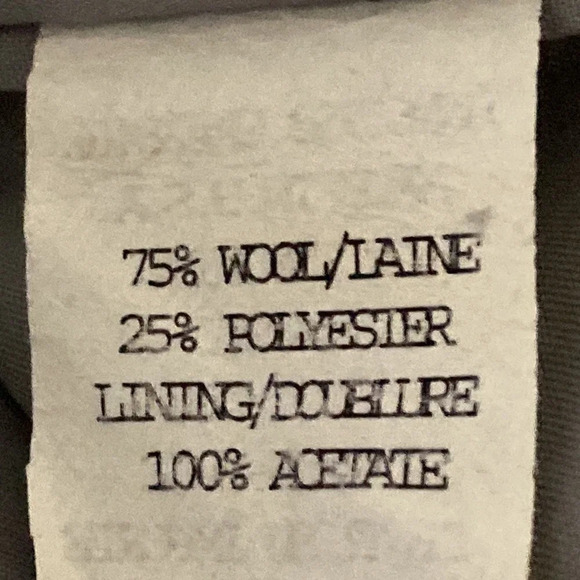 Cynthia Steffe Gray Wool Blend Short Sleeve Laser Cut Side Pockets Dress Size 4 - Picture 8 of 10